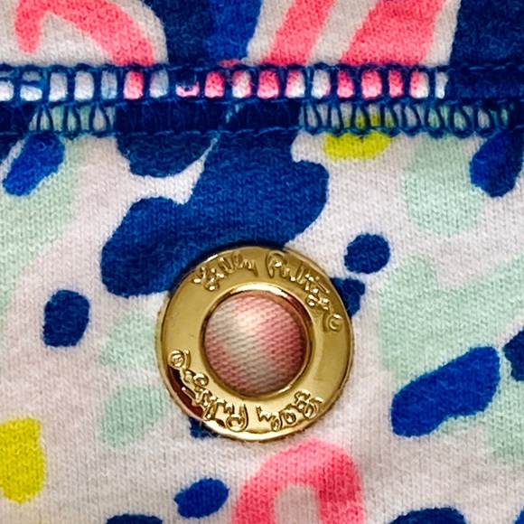 Lilli Pulitzer JoJo Printed Top Size S Like New - Picture 2 of 5